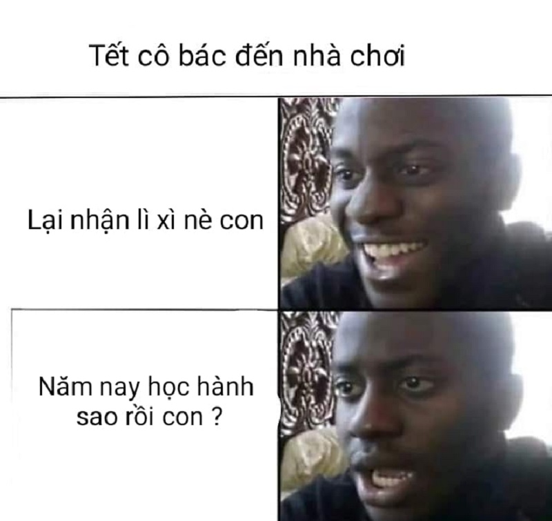 Meme Tết về thi học kỳ cuối năm